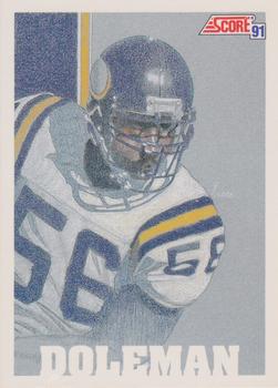 Chris Doleman Minnesota Vikings 1991 Score NFL Team MVP #647